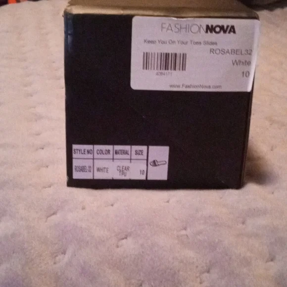 White/Gold sandals - Picture 1 of 3